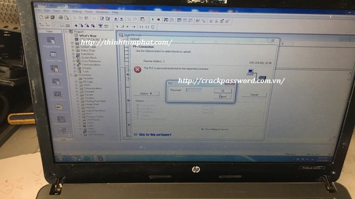 bẻ khóa PLC S7 200